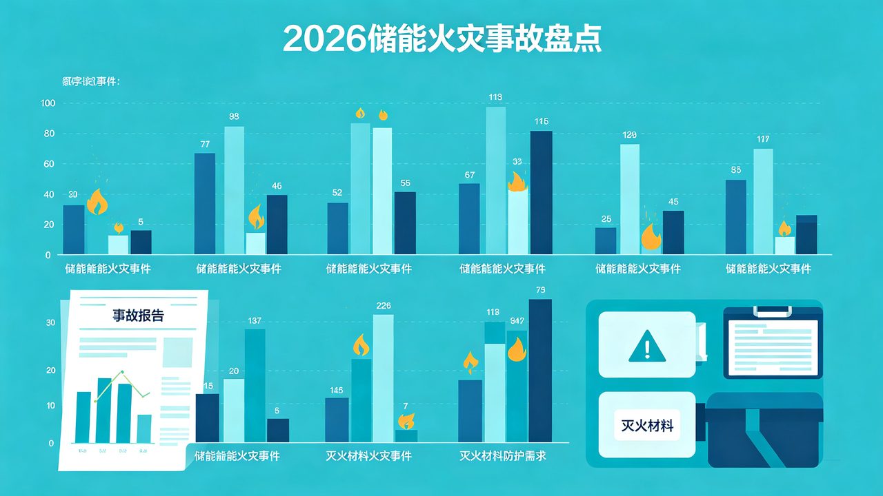 2026储能火灾事故盘点：灭火材料需求从何而来