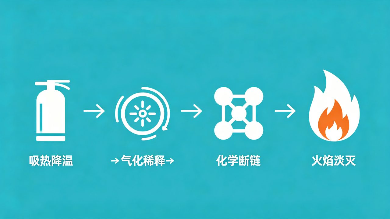 全氟己酮灭火原理拆解：从吸热到断链的完整反应链