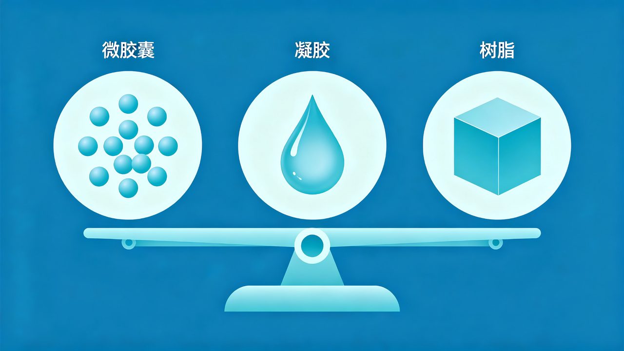 三种高分子载体对比：微胶囊、凝胶、树脂怎么选